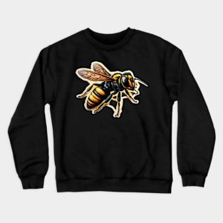 Colorful Bee design #2 by Farbrausch Art 2023. Crewneck Sweatshirt